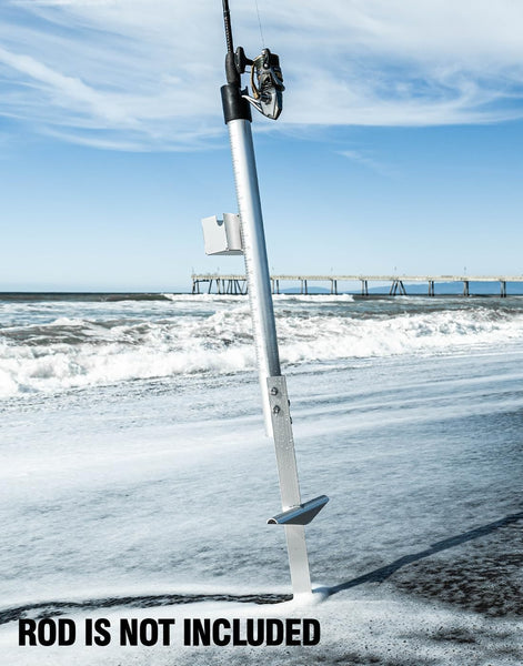 electricity microwave fishing pole sand spikes The Stowaway Surf Spike Toadfish tough full stainless steel components for years of saltwater use CASVEXO 1/2 Pack Aluminum Sand